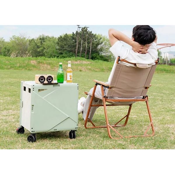 6 колес взбираясь пластиковая корзина с автомобилями ручного багажа места мини складывая