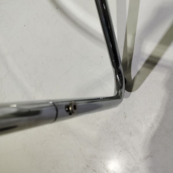 Iso9001 закалило стеклянный верхний железный каркас нержавеющей стали 91.5*91.5*45cm журнального стола