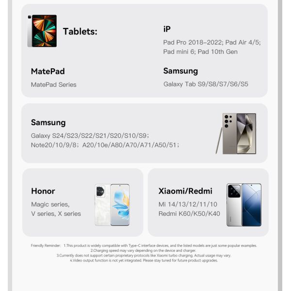 ESSAGER ES-X65 Series 60W Charging Lanyard Style USB C to USB C Cord with USB 2.0 Connector