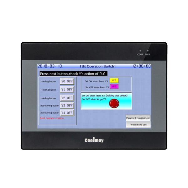 Coolmay 7 inch HMI touch panel PLC Interface cnc controller plc hmi