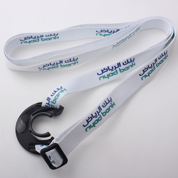 Over the shoulder bottle holder lanyard Custom logo printed promotional items for drink  trade show&events giveaways