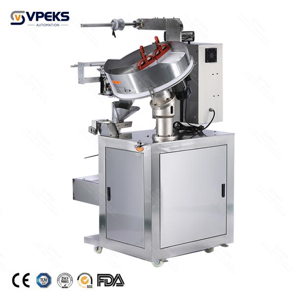 VPEKS LCD Touch Screen Counting Vertical Packing Machine for Chocolate Beans Camphor Capsules Candy