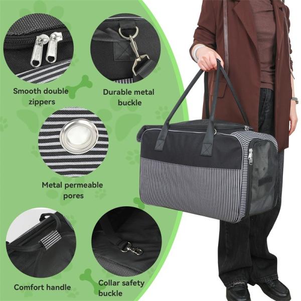Airline Approved Breathable Mesh Custom Travel Backpack Puppy Cat Dog Travel Pet Bag