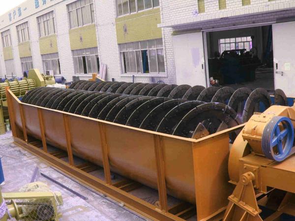 Classificador espiral durável, sistema de lubrificação automático opcional da arruela espiral da areia