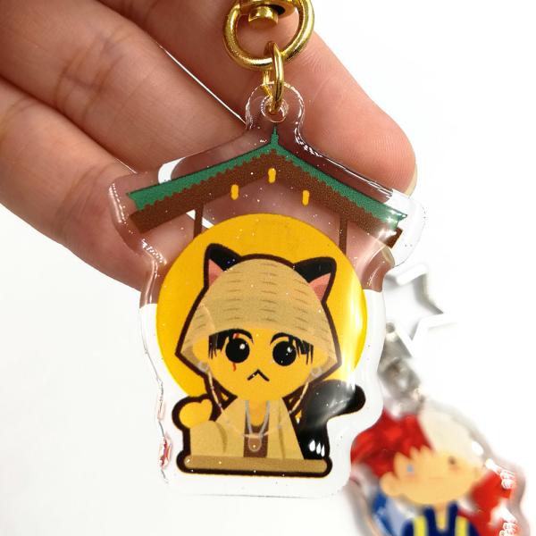 Customized Logo Epoxy Anime Figure Make Your Own Acrylic Keychain Charms