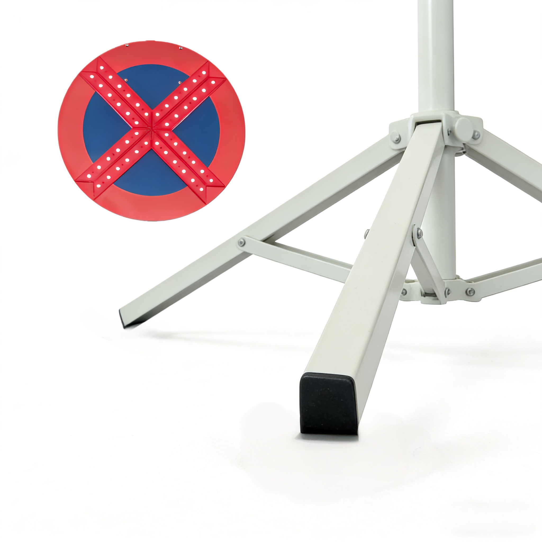 2000mm Height Aluminum LED Reflective Traffic Signs