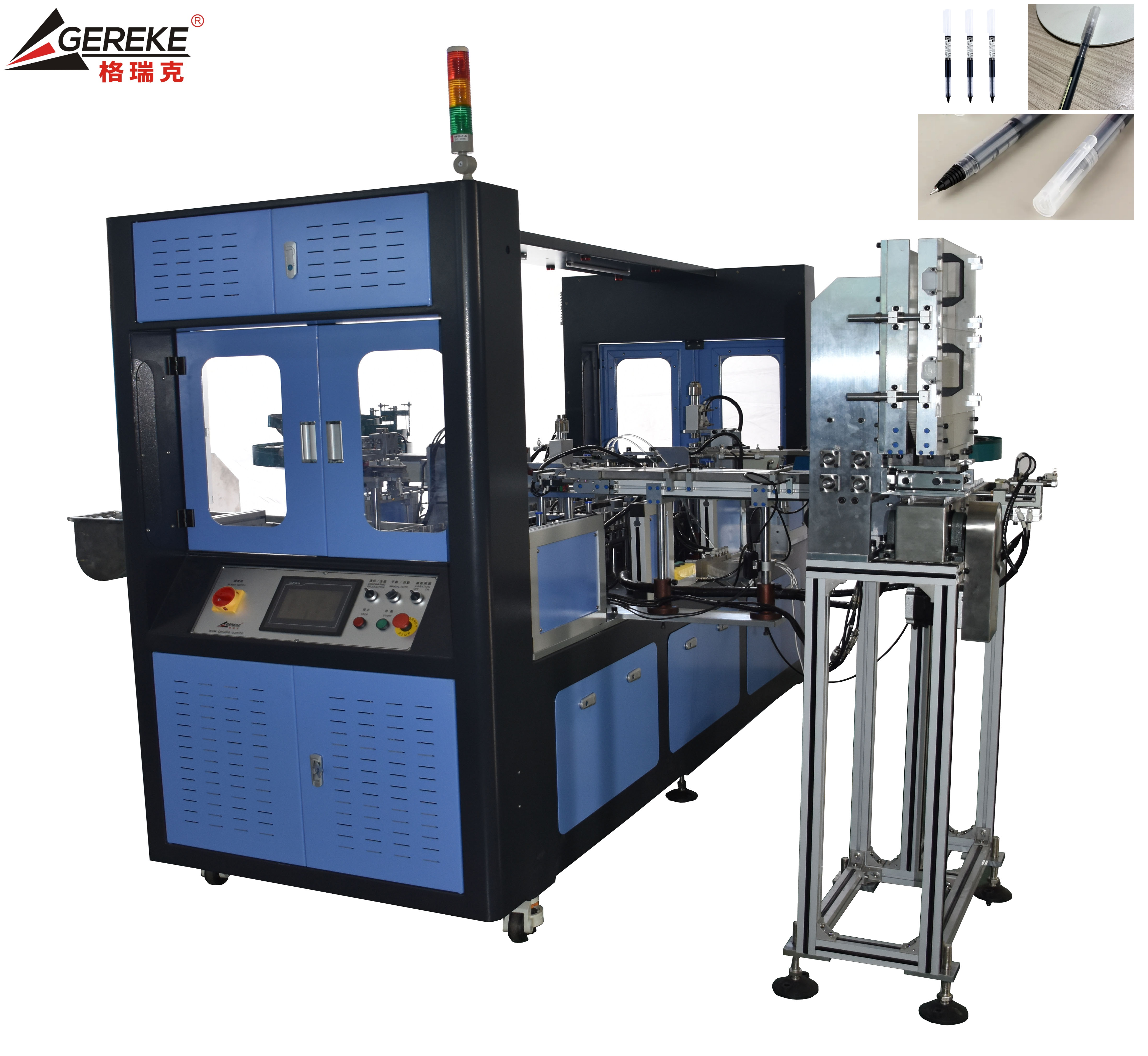 Straight Fluid Pen Automatic Assembly And Filling Machine