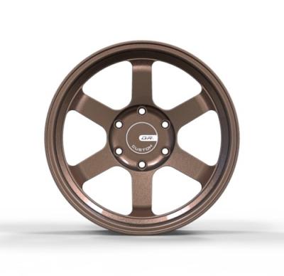 o prato profundo de 18x8.5 5x108 roda o carro do OEM Matte Bronze Wheels On Black