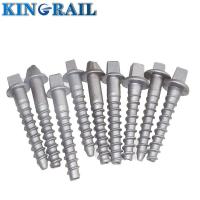 Punto 24*150 del tornillo del carril de SS25 SS35 SS36 hasta el gradiente 5,6 de 270m m 8,8 superficies engrasado o de HDP llanas del final