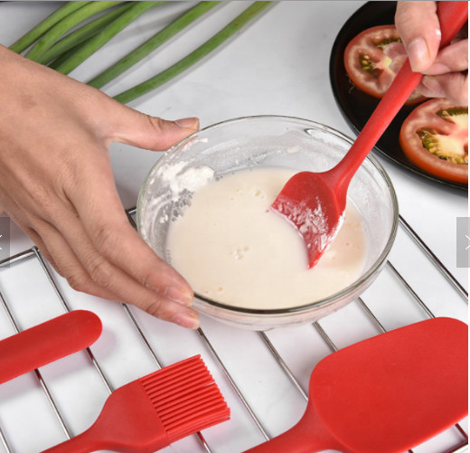 Spatulas Utensil Silicone Kitchen Tools 6 Pieces Cooking Set Eco - Friendly