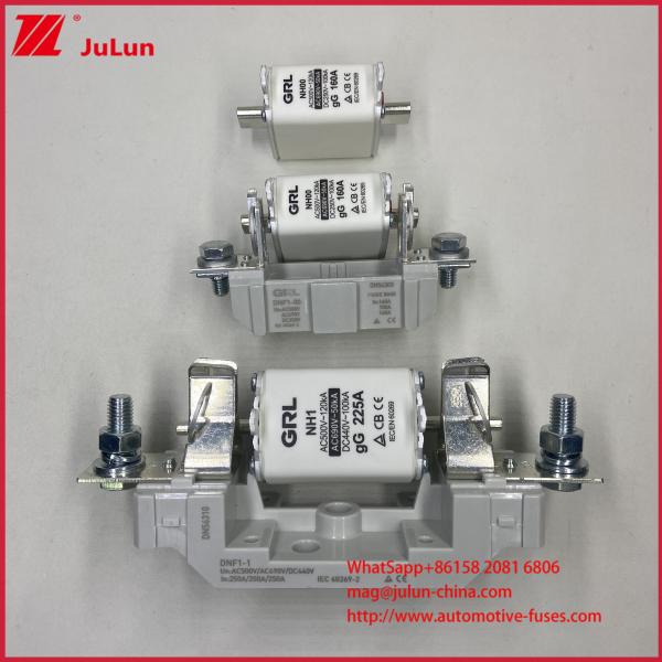 Fast Blow AR Type HRC Fuse Link AC500V 120KA Ceramic Fusible Blade Fuse NT00C/NT000 CE Certified 160A High/Low Breaking