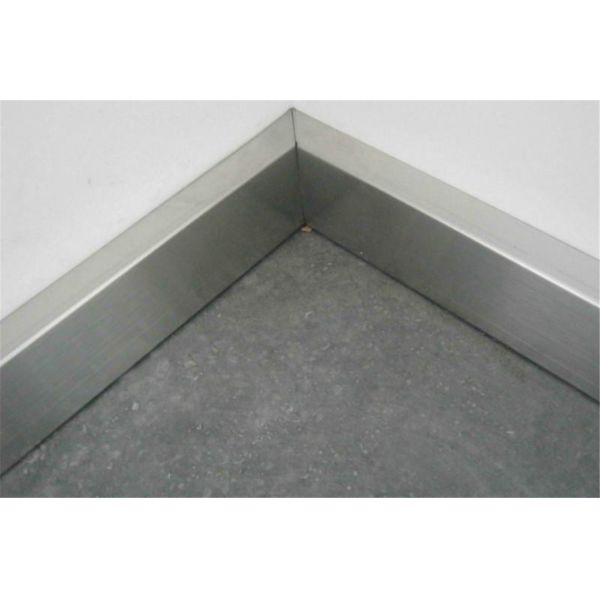 stainless steel metal floor strip trim edges brushed finish tile trim