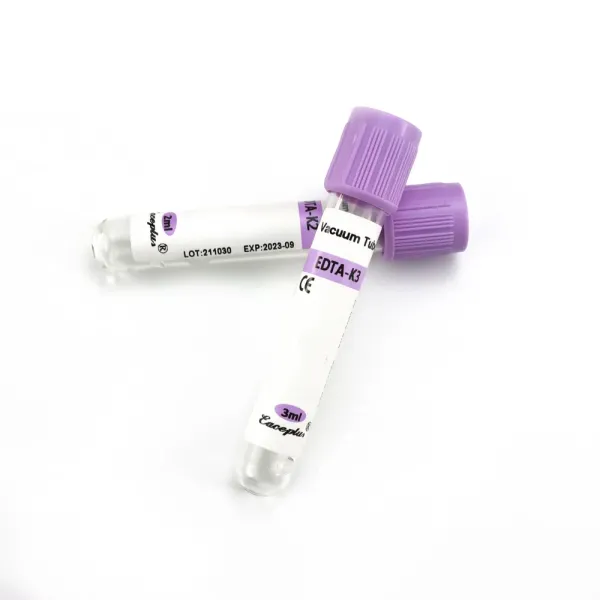 Siny Factory Direct China EDTA-K2/EDTA-K3 Disposable Blood Collection Virus Sampling Tube with ISO