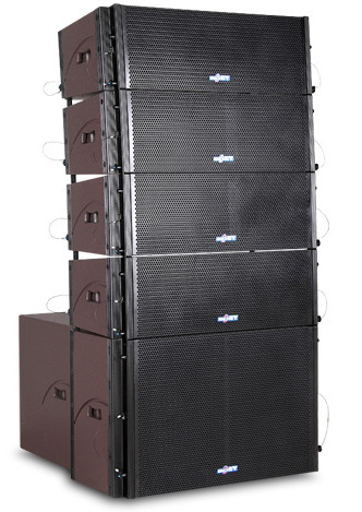 double 8"two way pro line array speaker system LA208A