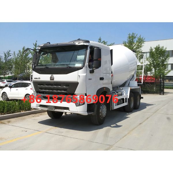 白いHC16アレックス380hp 10cbmのトラックミキサのトラックZZ1257N4047P1