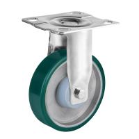 Des roues de roulement en aluminium polyuréthane avec roulements à billes, roulements industriels de roulement de charge moyenne et lourde
