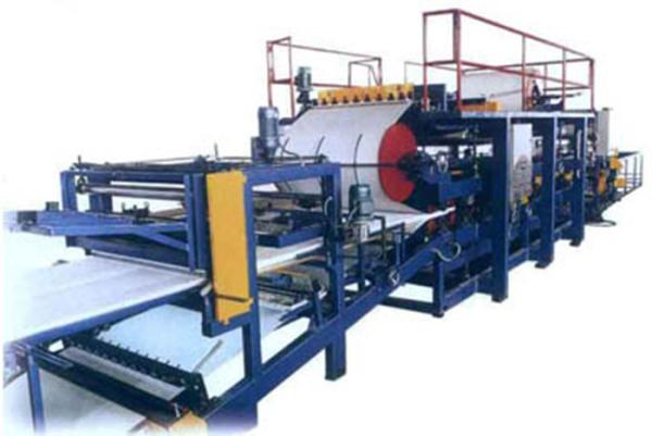 Eps / Rock Wool Sandwich Wall Panel Roll Forming Production Line / Machine