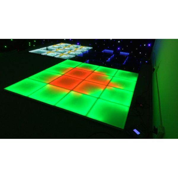 50 x 50cm LED Brick Dance Floor Light Glowing LED Dance Floor installed for Disco Nightclub Stage