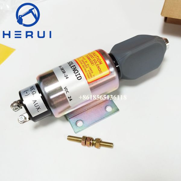SA-3838-24 SA-3838 24V Stop Solenoid For Cummins 2003-24E7U1B1S2A 3 Terminals