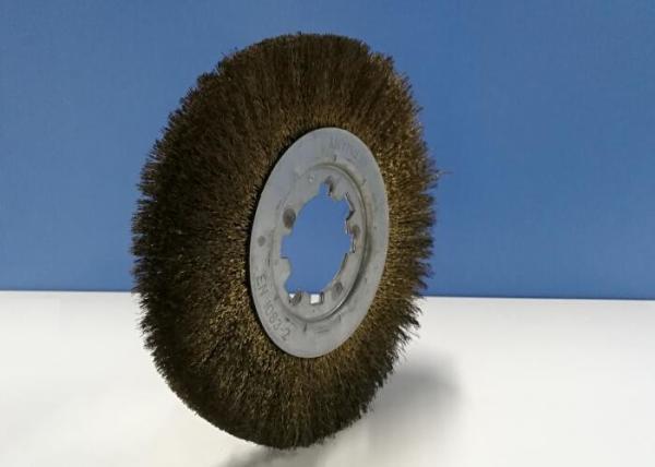 High Density Steel Wire Wheel Brush / Circular Wire Brush With Keyseat