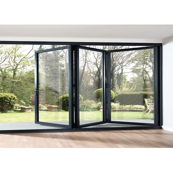 Thermal Insulation Sliding Frame Aluminum Door Profile 2.5mm For Patio Glass Bi Folding Doors
