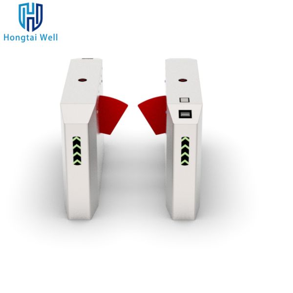 CE 40 pessoas/Min Flap Barrier Turnstile Gate com o leitor de cartão de IC/identificação