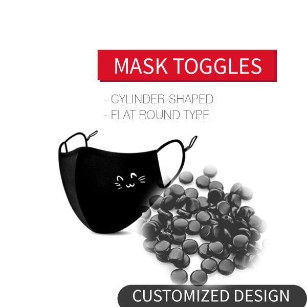 Белый & почерните затвор силикона 9мм для рычагов маски