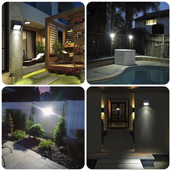 Portable 140lm Solar Motion Sensor Fence Lights / Ce FCC Solar Waterproof Wall Light
