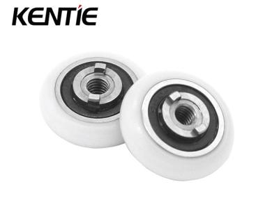 Inner Ring M4 Thread Glass Door Metal Roller Wheels With M4 7.1x19x5mm