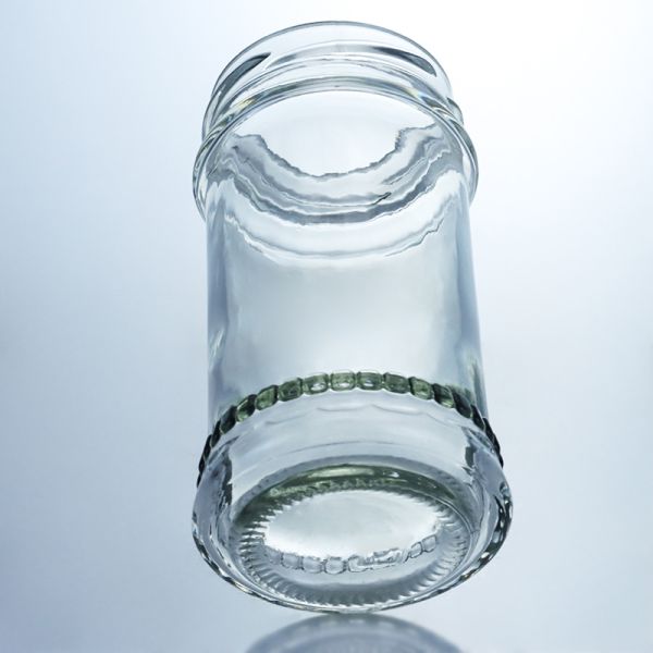 Food Container Metal Lid Clear Glass Honey Jars for Custom Honey Jam Storage