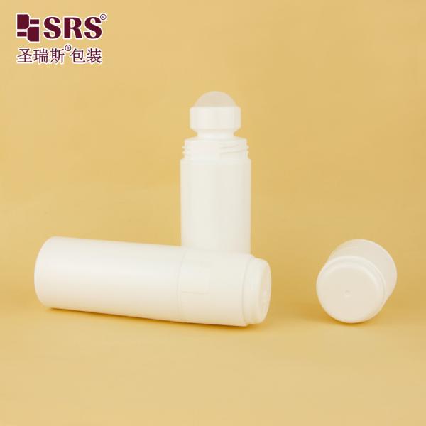 RPPDF-90ML Nouveau style Couleur personnalisée Boule de rouleau en plastique Déodorant Antitranspirant Essence capillaire Gel bouteille Pas de fuite