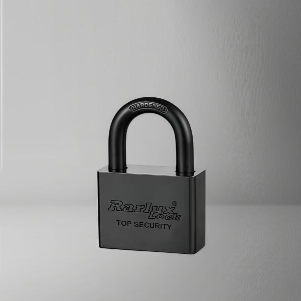 Rarlux 40-70mm Best Padlock Waterproof Solid Padlock Iron Body Electrophoretic Staining Black square Iron Padlock
