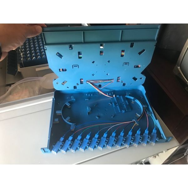 144Core SMC Fiber Optic Patch Panel With SC UPC / APC Pigtails Outdoor