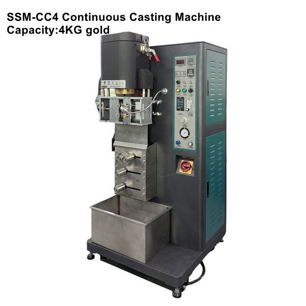 4kg 15KW Continuous Casting Machines SSM-CC4 For Gold Silver Copper
