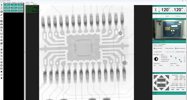Omni-directional Bond Wire Inspection IC X-ray AX9100 UNICOMP Precision Component Testing Machine