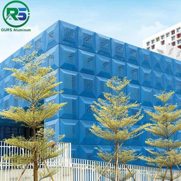 Белая форменная стена стиля Арт Деко PVDF обшивает панелями внешнее строя украшение