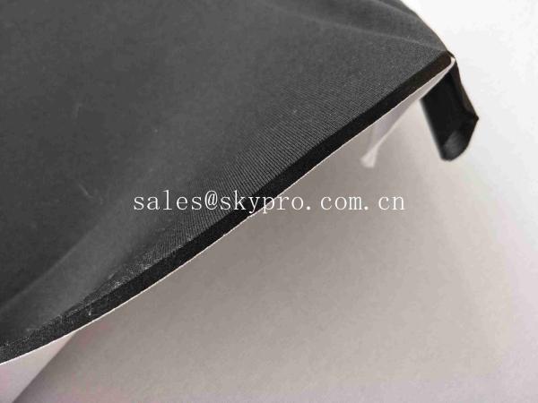 Tela de nylon revestida do neopreno grosso branco e preto de Rolls da espuma da tela 2mm do neopreno