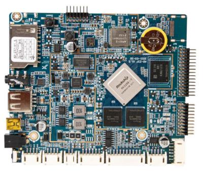 O processador central RK3288 encaixou a placa de Linux o EDP de LVDS que conecta a relação RJ45 entrada