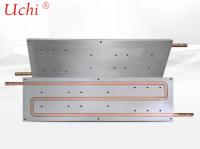 Radiateur enterré par tube marqueté de cuivre de plat de refroidissement par l'eau 6061