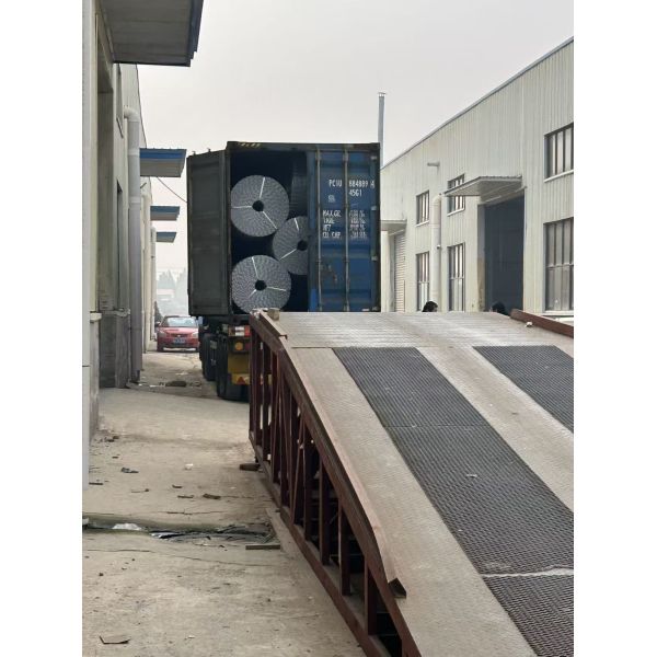 CWC Pipeline Reinforced Mesh Hole Size 25.4mmx67mm Spot Welded Pipeline Steel Mesh