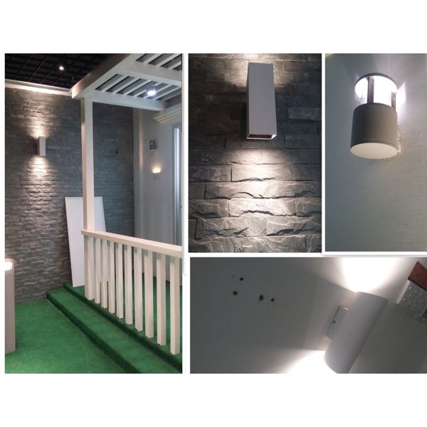 Square IP54 LED Down Light Exterior 100*100*100mm 27000-3000K EDISON 3W For Corridor Housing