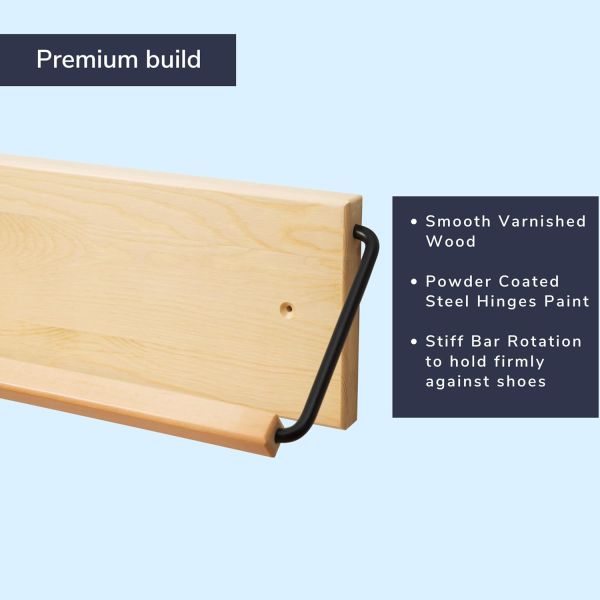Customized Logo Acceptable Modern Wall Mounted Shoe Rack for All-Season