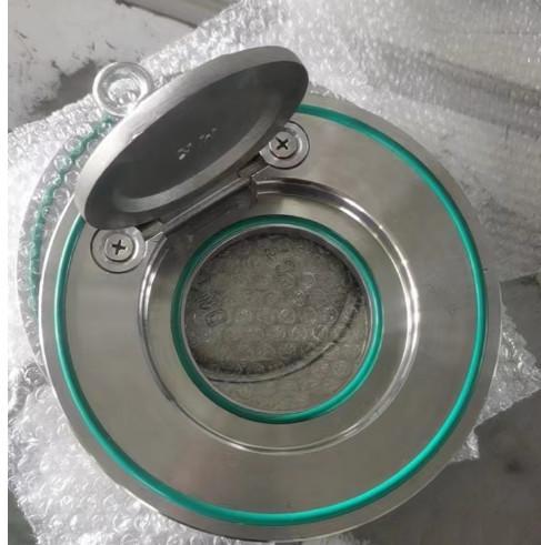 Corrosion Resistant Check Valve Stainless Steel Single Plate Disc EPDM Viton Seat