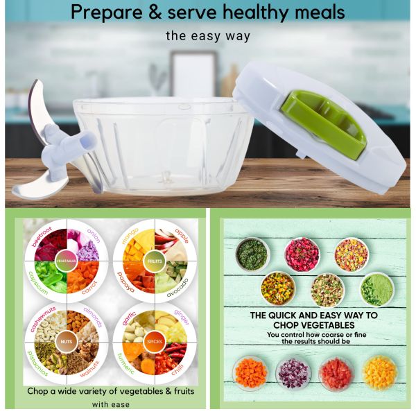 Mini Manual Vegetable Fruit Garlic Ginger Onion Meat Shredder Hand Pull Chopper Fruit