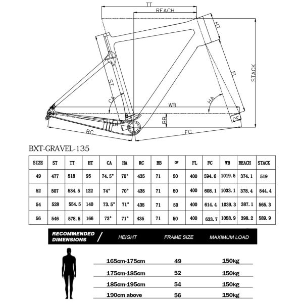 Углеродный гравийный велосипед с дисковым тормозом Полностью скрытый кабельный дорожный велосипед 700C Shimano Group Set