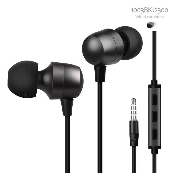 Wired TWS Earbuds HiFi Stereo Earphones With Mic And Volume Control