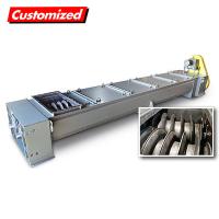 U Trough Double Helix Flexible Spiral Conveyor CH0004 For Optional Cooling Or Heating