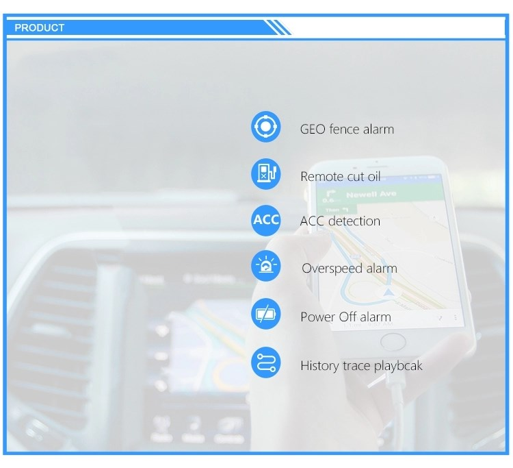 Anti Theft Alarm Locator Mini Real Time Positioning Waterproof Motorcycle GPS Tracker
