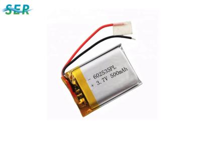 Bateria recarregável 3.7V 602535 do polímero longo do lítio da vida de ciclo para o jogador do MP3 MP4