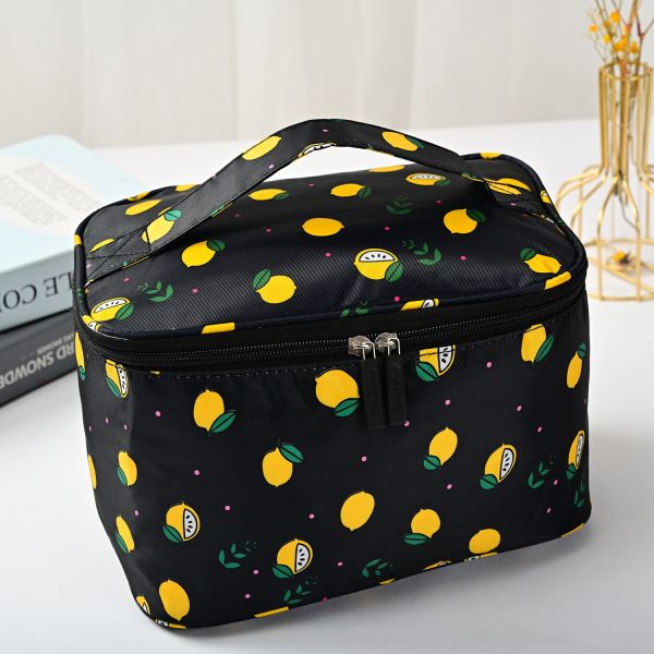 Professional Makeup Box with Zipper Closure Fashion Style Custom Cosmetic Box